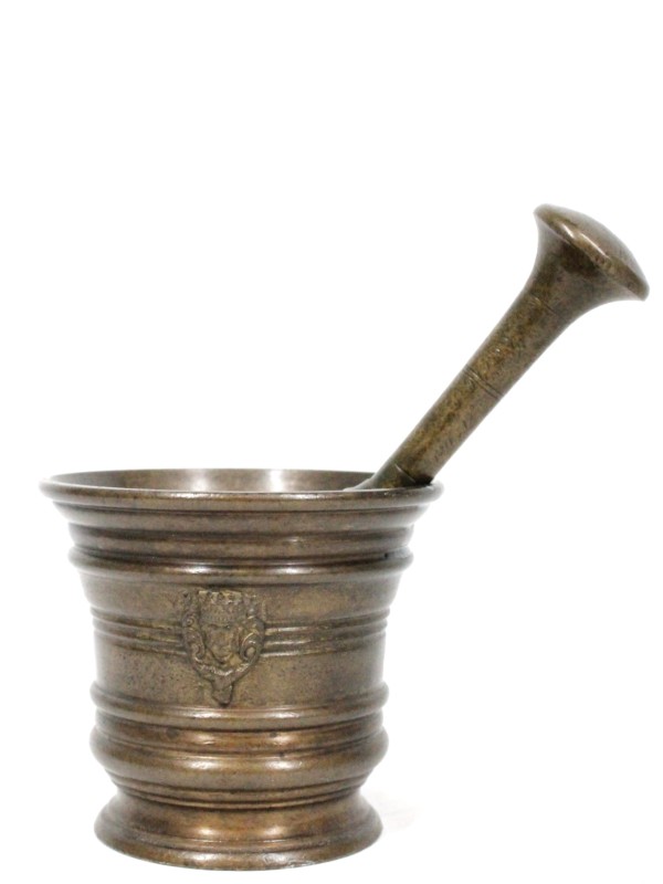 Bronzen Vijzel met stamper (Art. 4487)